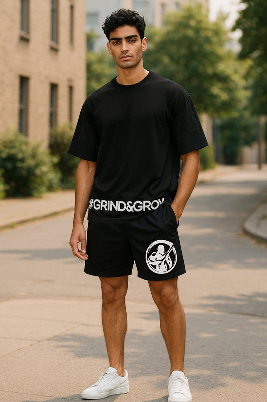 Big Back Gym Tee "Black/White"